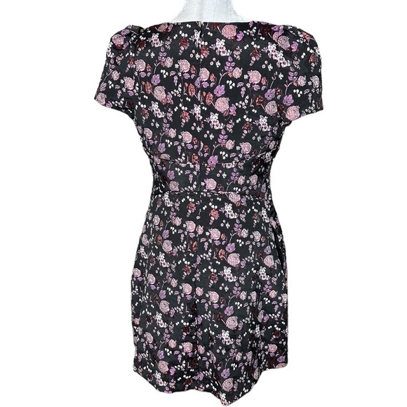 NWT Adrianna Papell METALLIC JACQUARD A-LINE DRESS. Size 8
